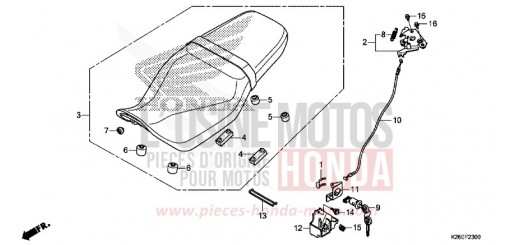 SIEGE MSX125AH de 2017